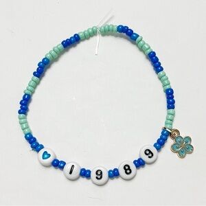 Taylor Swift Eras Tour Friendship Bracelet 1989 with Charm